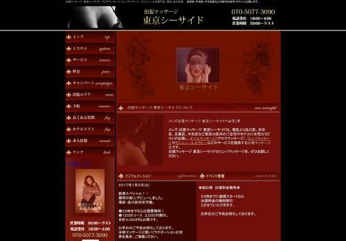 東京シーサイドの公式ホームページ